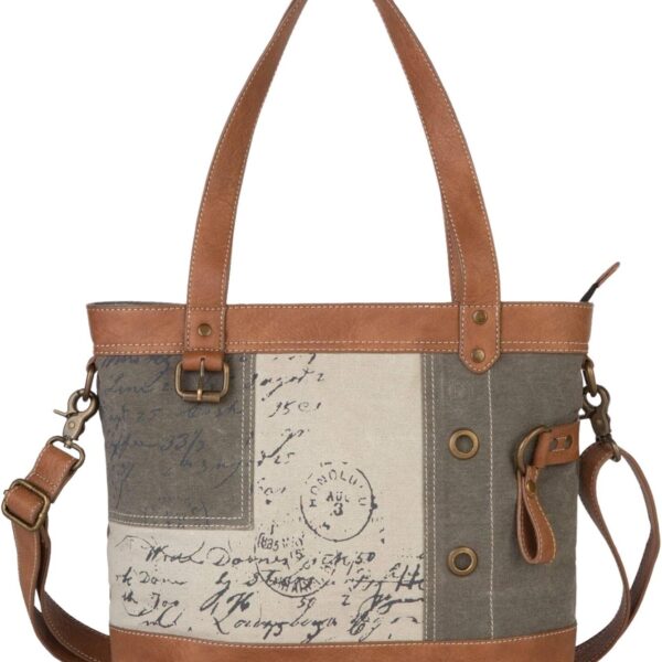 Mona B - Large Canvas Handbag for Women | Zipper Tote Bag for Grocery, Shopping, Travel | Stylish Vintage Shoulder Bags for Women (Multi-Coloured)
