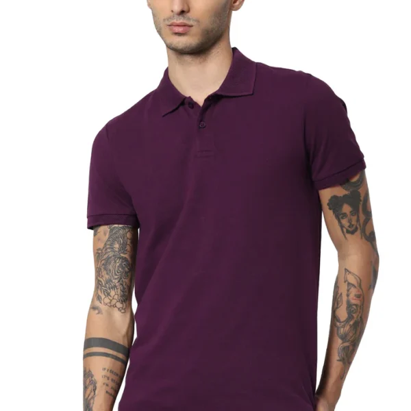 JACQUARD POLO T-SHIRTS