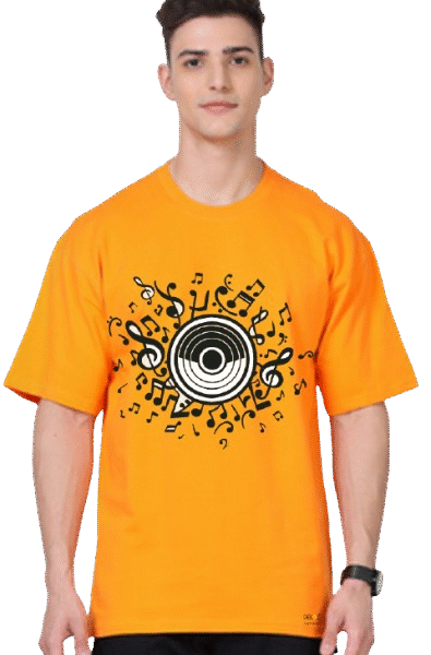 SONIC SWAG OVERSIZED T-SHIRTS(ORANGE)