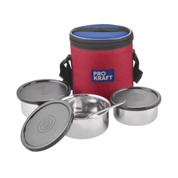 Pro Kraft Deluxe Steel Lunch Box Set