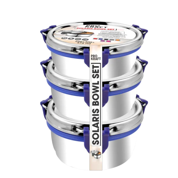 PROKRAFT SOLARIS LUNCH BOX SET( 200+280+430ml )