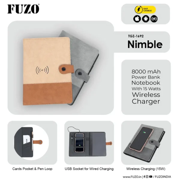 NIMBLE Power Bank Notebook